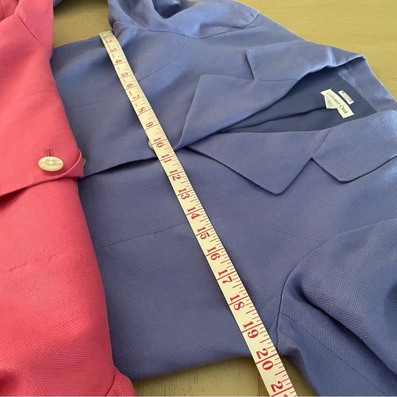 Coldwater Creek Linen Blazer Bundle Lot  – Pink & Purple – Size 12 - Picture 6 of 12